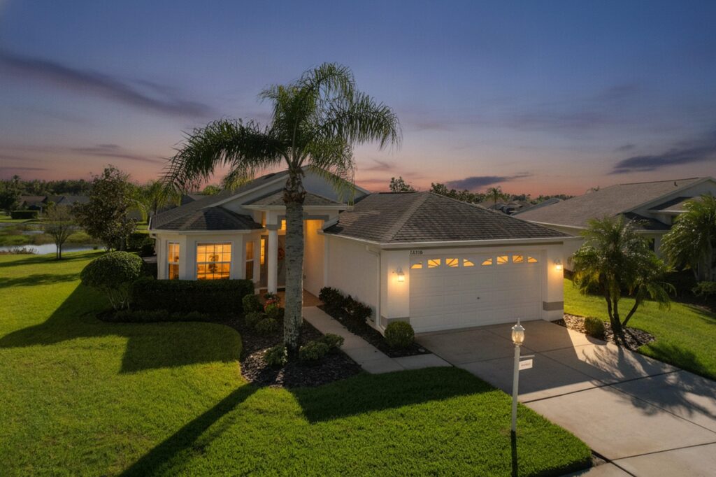 Tampa Real Estate Photography, Twilight Photos, 12116 Broadgreen Pl, New Port Richey, FL 34655